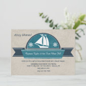 セーリングヨット招待状 招待状 (スタンド正面)