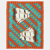 セーリングライオンズ フリースブランケット (正面)