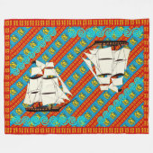 セーリングライオンズ フリースブランケット (正面(横))