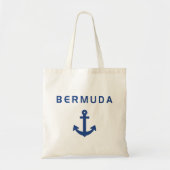 セーリングライトカラー用バミューダオールドいかり トートバッグ (正面)