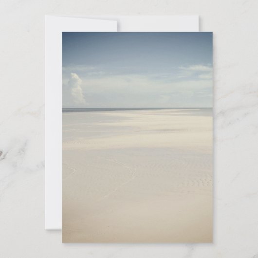 セーリングリタイアメントパーティの招待状セイル遠くに 招待状 (裏面)