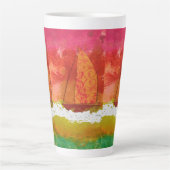 セーリングレッドスカイズ カフェラテマグ (正面)