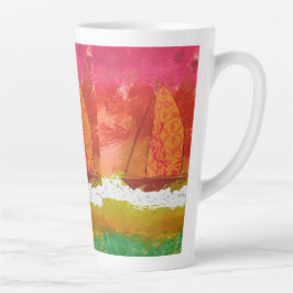 セーリングレッドスカイズ カフェラテマグ