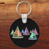 セーリング中 キーホルダー (正面)