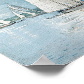 セーリング澄んハーバーウィンスローホームマー ポスター (角)