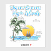 セーリング米国ヴァージン諸島 シール (シート)
