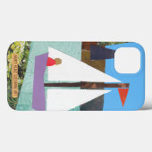 セーリング航海のハンドボホ図解入りの、写真付きの帆船 Case-Mate iPhoneケース (裏面 (横))