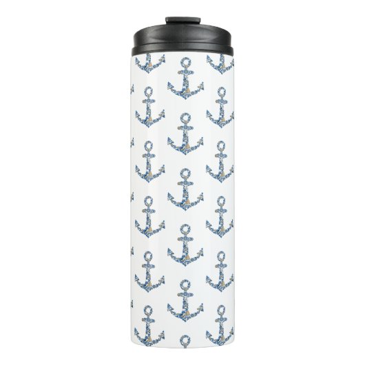 セーリング航海のボートいかり異常ライトハウス タンブラー (正面)