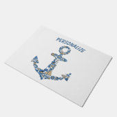 セーリング航海のボートいかり異常ライトハウス ドアマット (アングル)