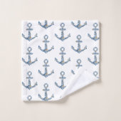 セーリング航海のボートいかり異常ライトハウス バスタオルセット (ウォッシュタオル)