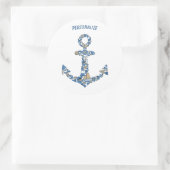 セーリング航海のボートいかり異常ライトハウス ラウンドシール (バッグ)