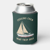 セーリング航海のマッチファミリーボートトリップいとこ 缶クーラー (缶裏面)