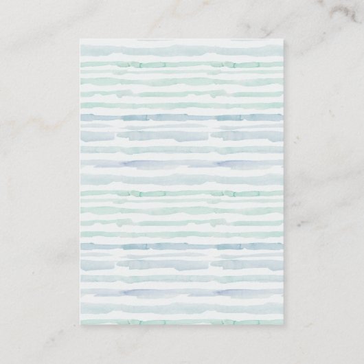 セーリング航海のヨットおむつラッフルベビーシャワー エンクロージャーカード (裏面)