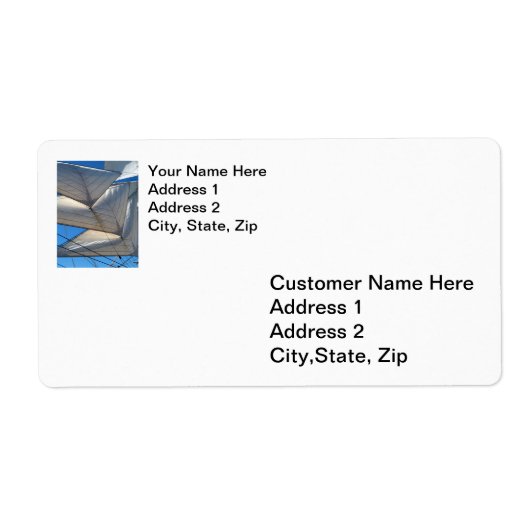 セーリング船セイルズ出荷ラベル ラベル (正面)