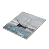 セーリング船レンブラント・バン・リジン1947 タイル (側面)