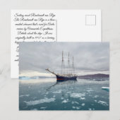 セーリング船レンブラント・バン・リジン1947 ポストカード (正面/裏面)