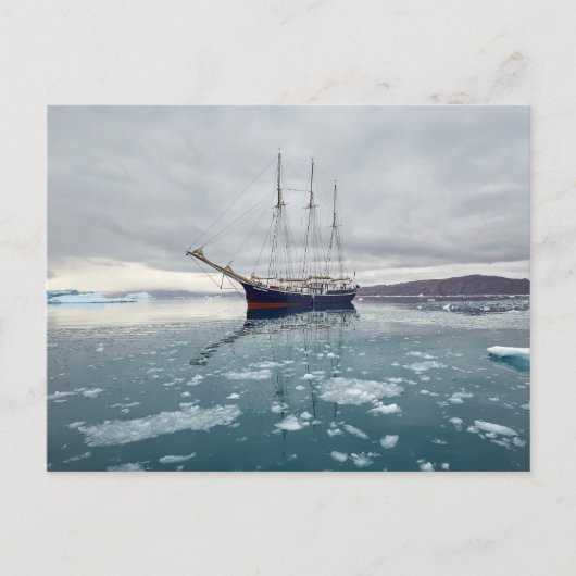 セーリング船レンブラント・バン・リジン1947 ポストカード (正面)