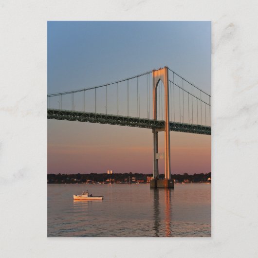 セーリング離れ&ズニューポートロードアイランド ポストカード (正面)