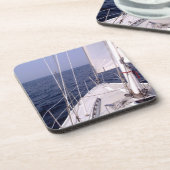 セーリング – あの水平線を持って来い！飲料用コースター コースター (左側)