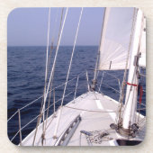セーリング – あの水平線を持って来い！飲料用コースター コースター (正面)