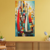 セーリング キャンバスプリント (インサイチュ (リビング))