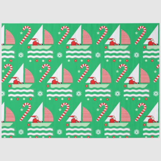 セーリング クリスマス ギフト 薄葉紙 (正面)