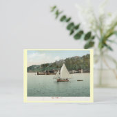 セーリング、シークリフ、ロングアイランド、NY 1907ヴィンテージ ポストカード (スタンド正面)