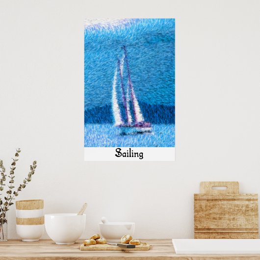 セーリング ポスター (キッチン)