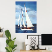 セーリング ポスター (ホームオフィス)