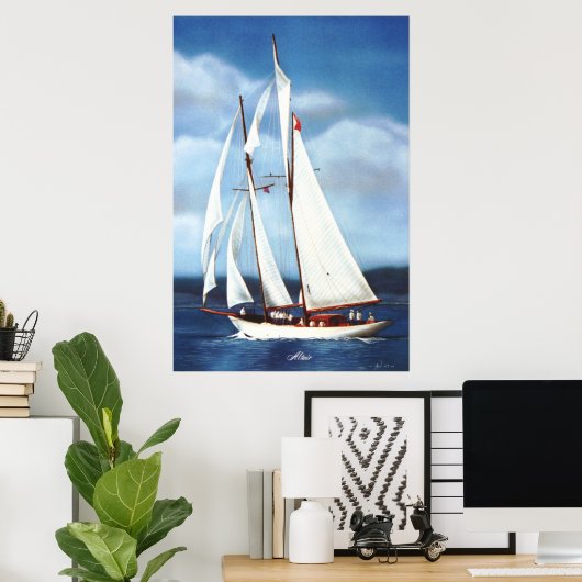 セーリング ポスター (ホームオフィス)