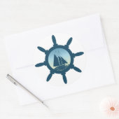 セーリング ラウンドシール (封筒)