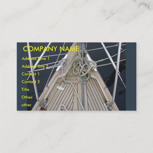 セーリング 名刺 (正面)