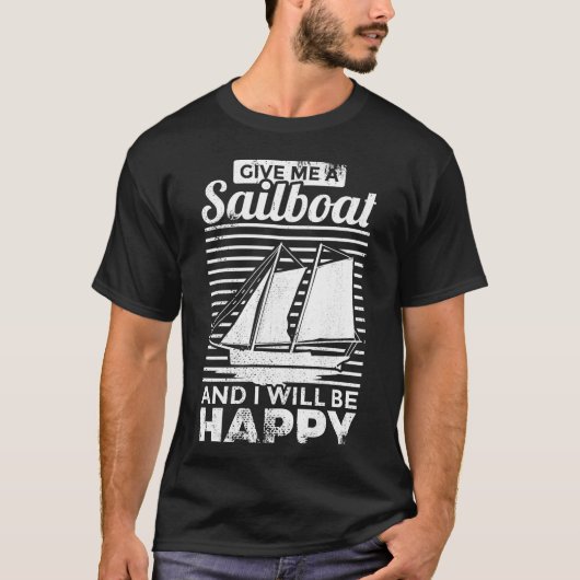 セーリング 引用 楽しい Tシャツ (正面)