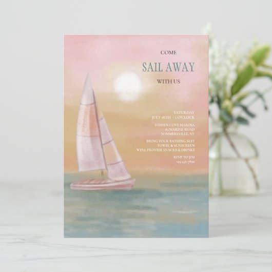 セーリング 招待状 (スタンド正面)