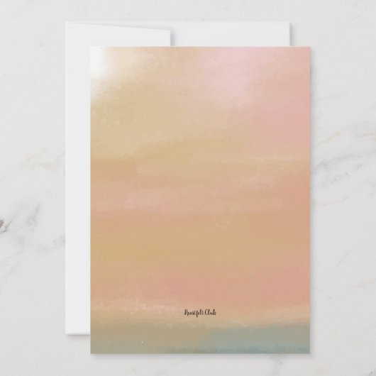 セーリング 招待状 (裏面)