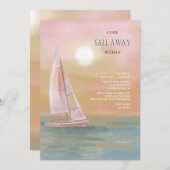 セーリング 招待状 (正面/裏面)
