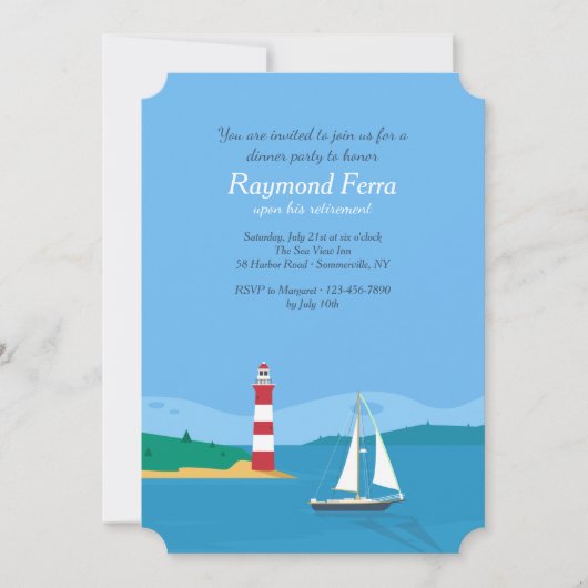 セーリング·招待状 招待状 (正面)