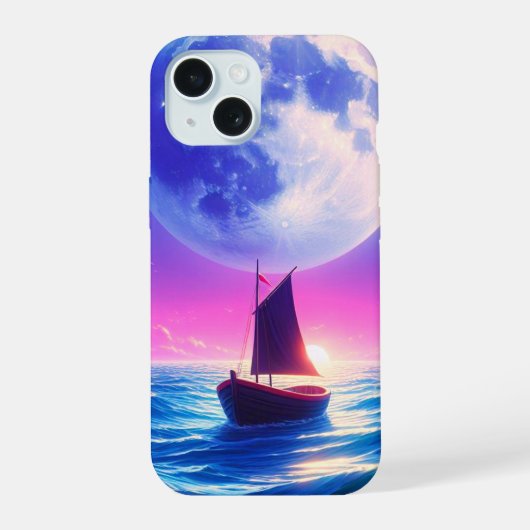 セーリング iPhoneケース (裏面)