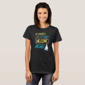 セーリングNoシューズNo Welcome Aboard Aboat Sailboat Tシャツ (正面フル)
