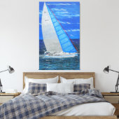 セーリン遠くにグ キャンバスプリント (インサイチュ (寝室))