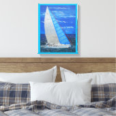 セーリン遠くにグ キャンバスプリント (インサイチュ (寝室))
