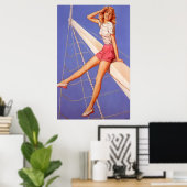 セーリン遠くにグ ポスター (ホームオフィス)