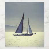 セーリン遠くにグ ワインラベル (シングルラベル)