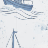 セーリーネネイビーブルーセーリングボーツパターン 壁紙 (縫い目)