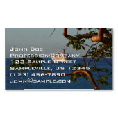 セールアット遠くにサンセットIクルーズバケーション マグネット名刺 (正面)