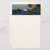 セールアット遠くにサンセットIクルーズバケーション 便箋 (正面/裏面)