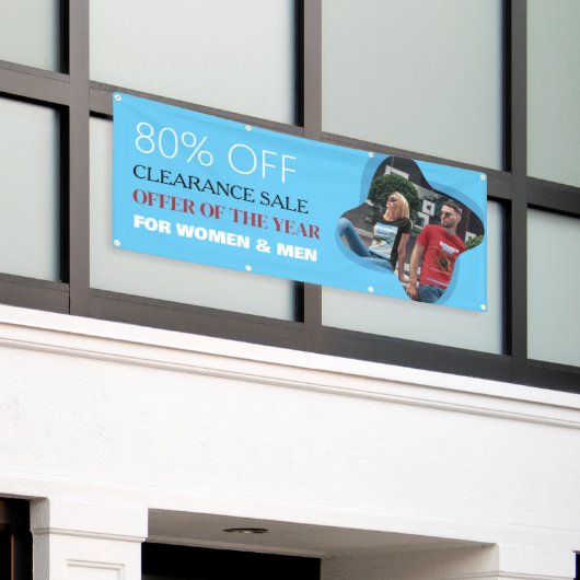 セールクリアランスオファーカスタムバナー 横断幕 (ビルの外側)