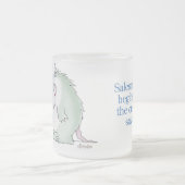 セールスは、お客様がノーと言った時に始まる フロストグラスマグカップ (中央)