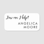 セールスカスタマー救済サービスのカスタム方法 名札 (正面)