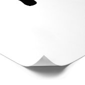 セールスタイリッシュサイン、ミニマリストの白黒セール ポスター (角)